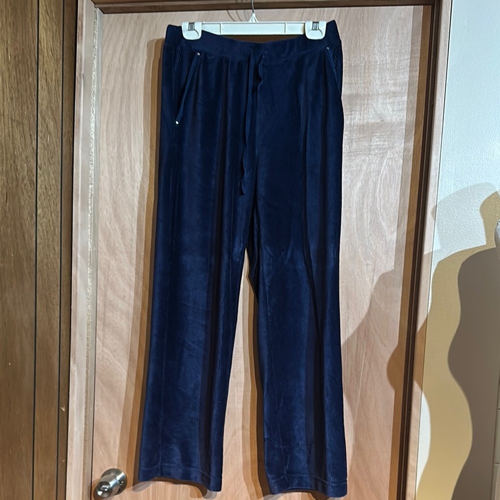 Sag Harbor Blue Joggers Comfortable Sweatpants